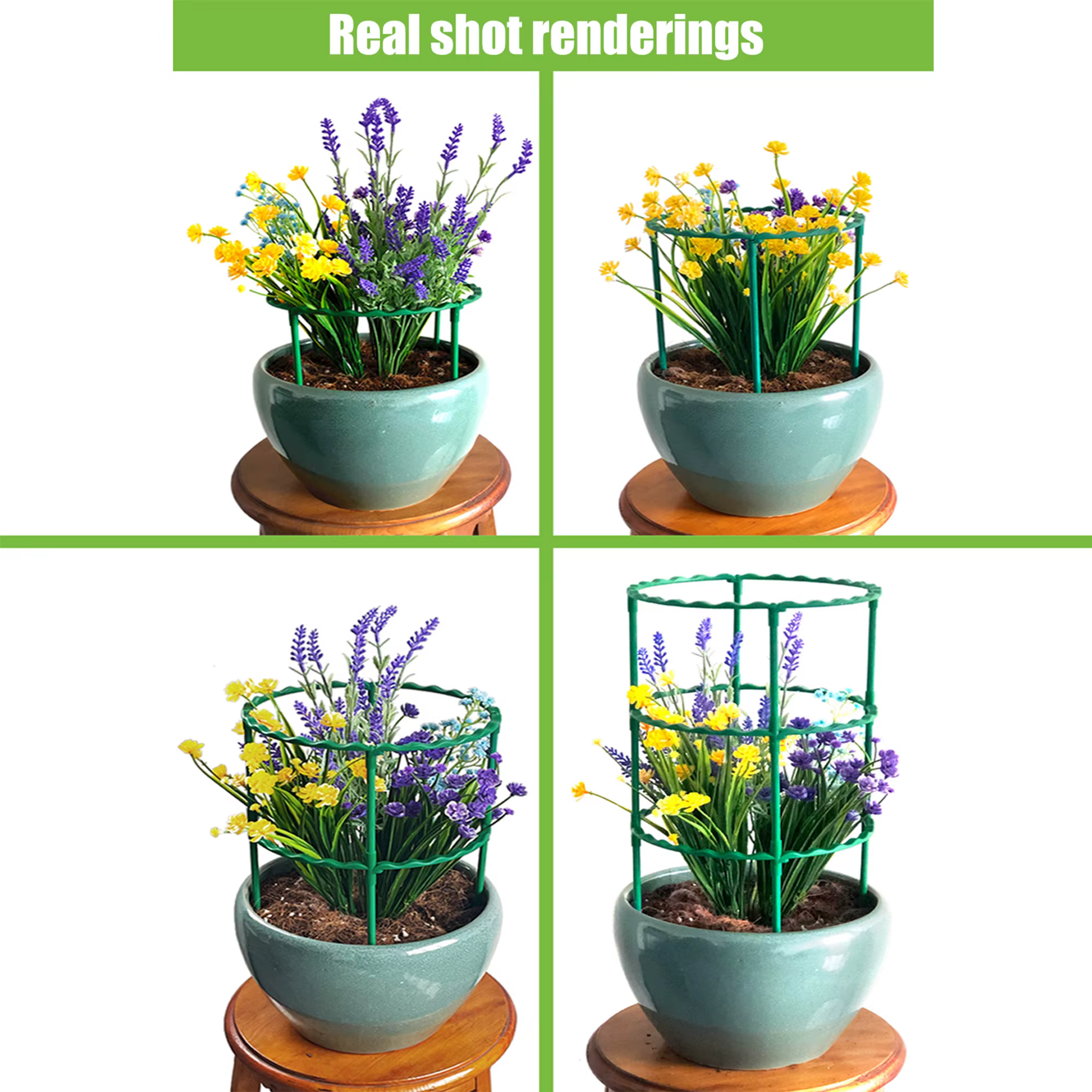Colonne en plastique pour plantes en pot, 25/40/55/70/85cm, support pour plantes grimpantes, fleurs