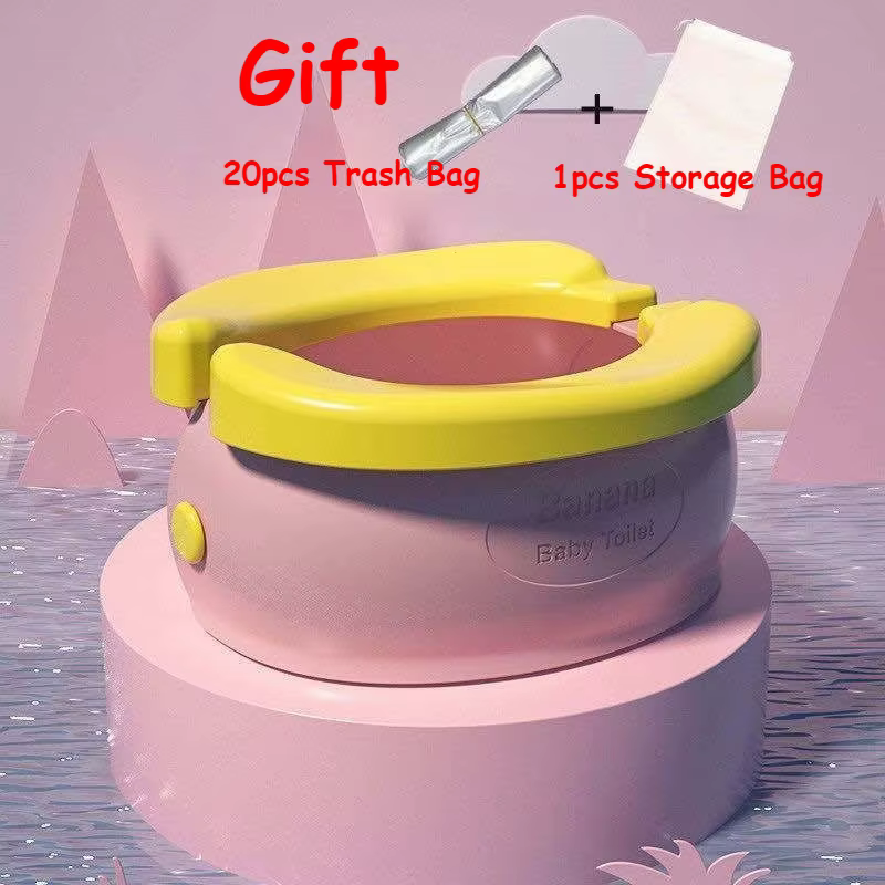 Siège de toilette pliable pour enfants, facile à nettoyer, cadeau d'anniversaire pour garçons et fil