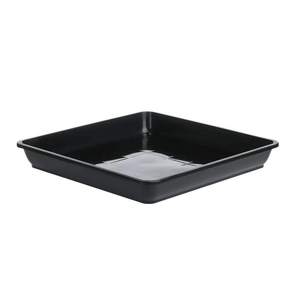 Plateau carré durable pour pot de fleurs, usage quotidien, extérieur et intérieur, fournitures de ja