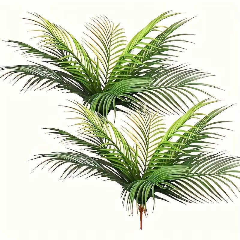 Feuilles de palmier artificielles modernes pour la maison, le jardin, plantes tropicales réalistes p