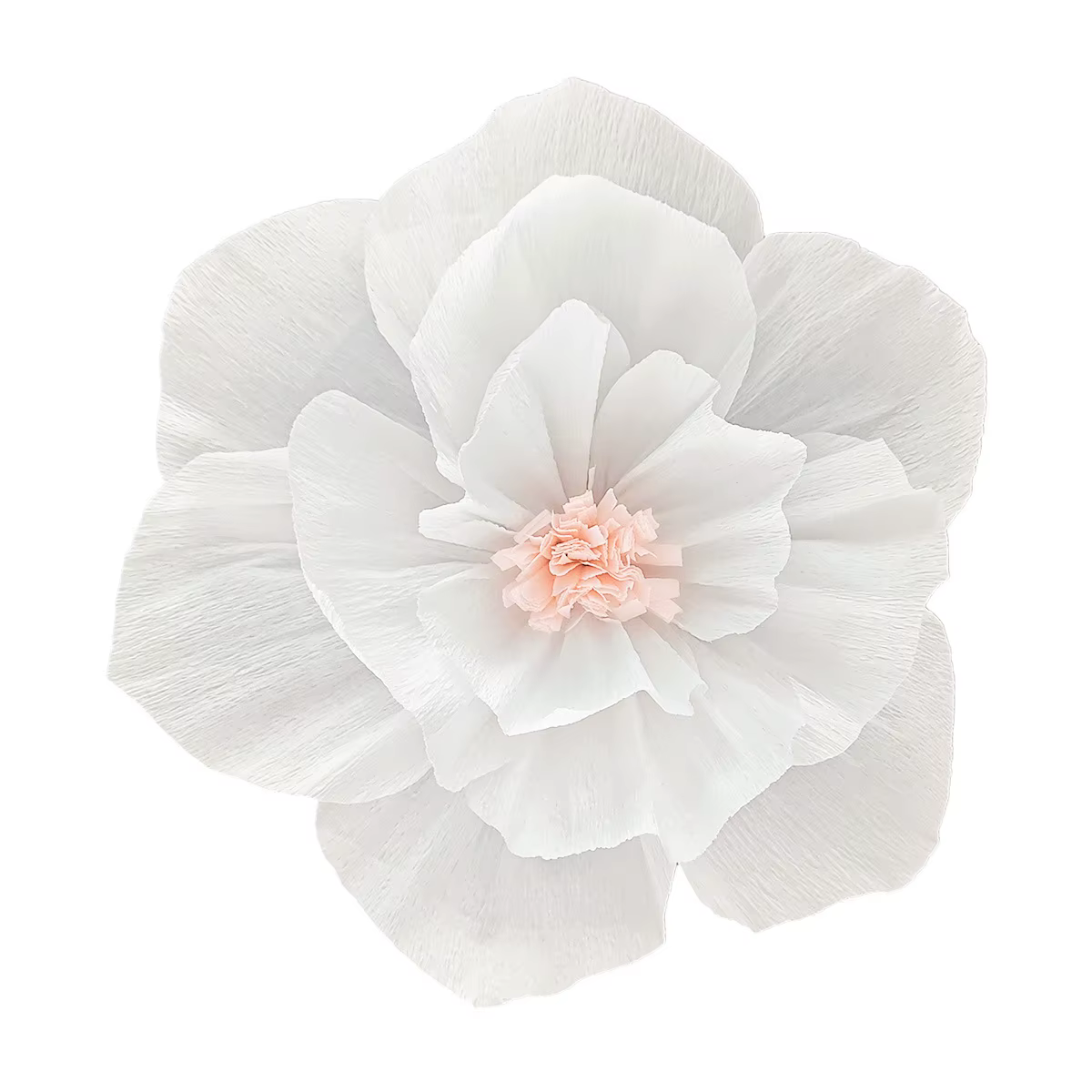 Fleurs en Papier Crêpe Réaliste, Décor Mural pour Mariages, Anniversaires, Fêtes Prénatales, 1 Pièce