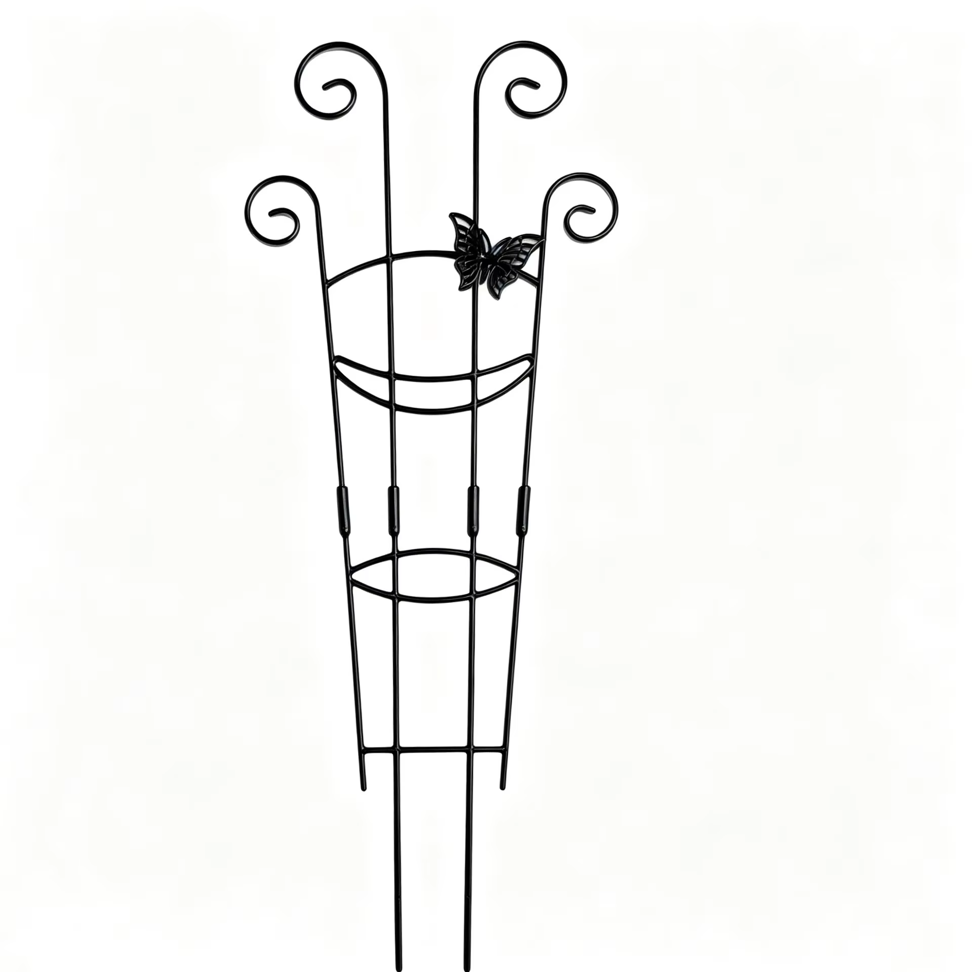 Treillis pour plantes grimpantes, support de jardin en fer, cadre de treillis pour fleurs, décoratio