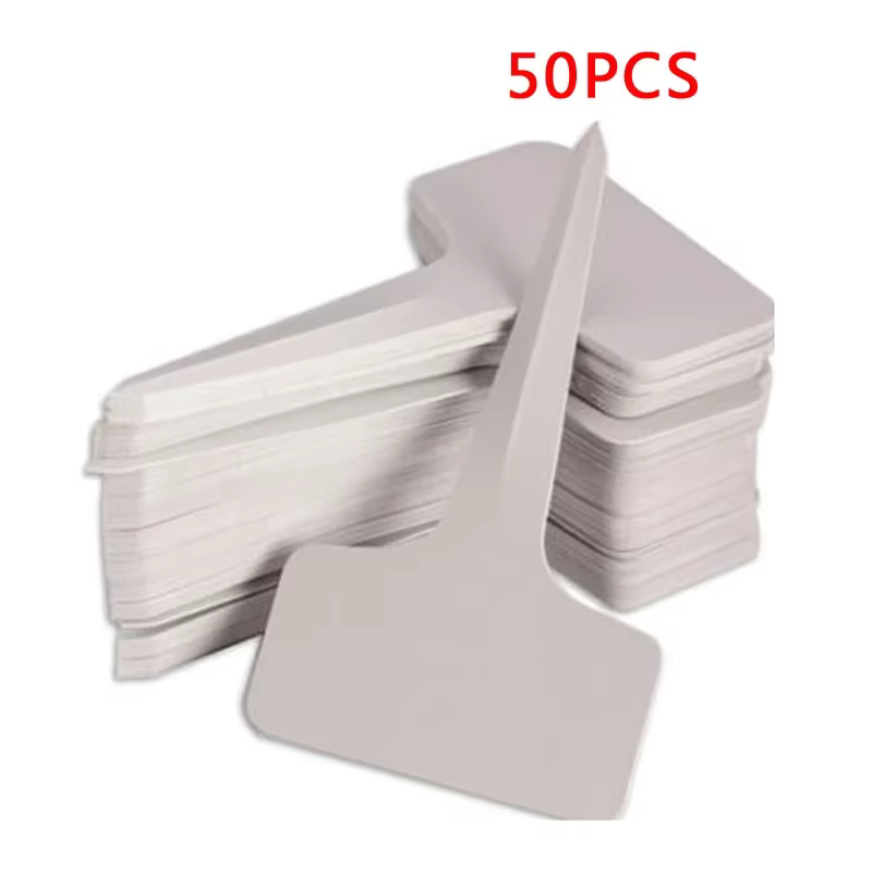Marqueurs d'étiquettes de plantes de Type T, 50/100 pièces, étanches, PVC, Classification des plante