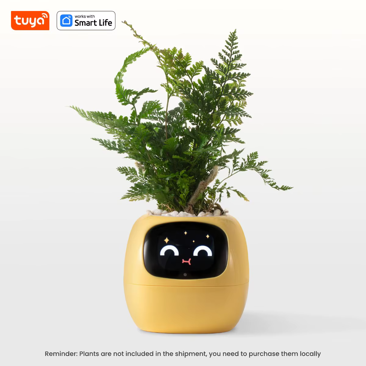 Jardinière intelligente Tuya Gen1 Ivy, plaisir sans fin avec plus de 49 expressions riches, 7 capteu