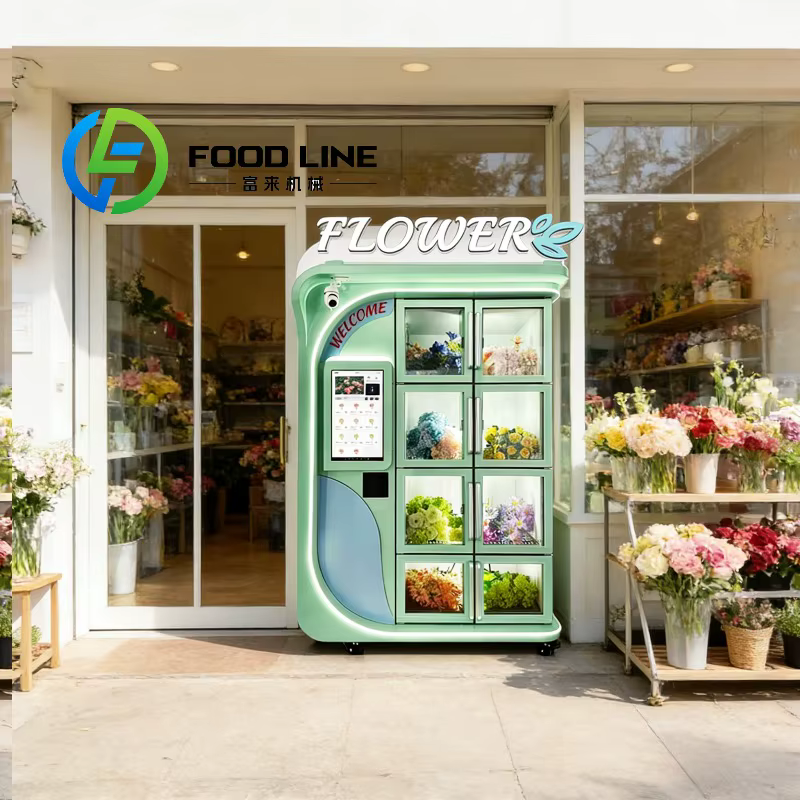 Distributeur automatique de fleurs, distributeur de bouquets frais, système de refroidissement intel