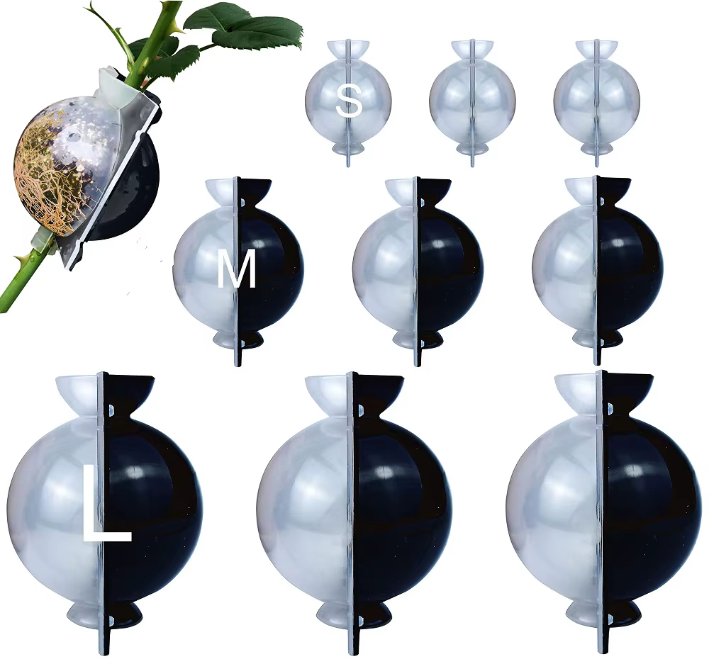 Lot de 9 boules de bouturage pour plantes, boîtes de propagation à haute pression, capsules de boutu