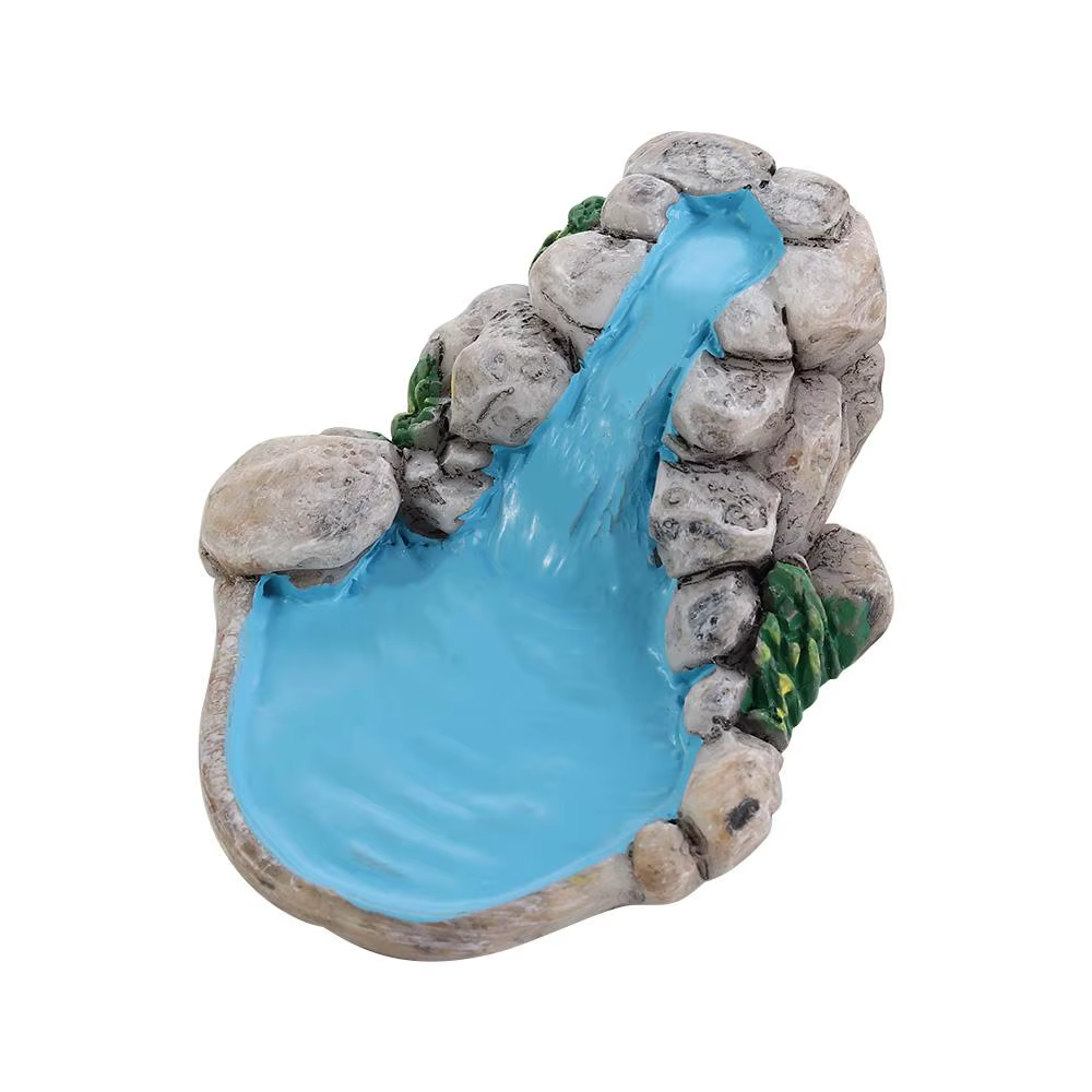 Miniature décorative en résine pour jardin, pot de bonsaï, figurines rétro, artisanat paysager, déco