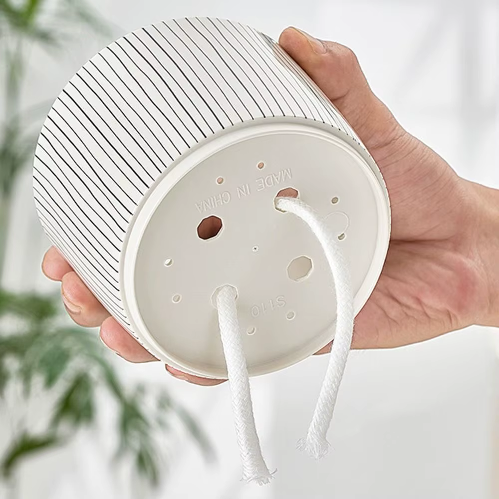 Pot de plantes transparent auto-arrosant, plantes vertes, décoration de bonsaï pour la maison, pot à