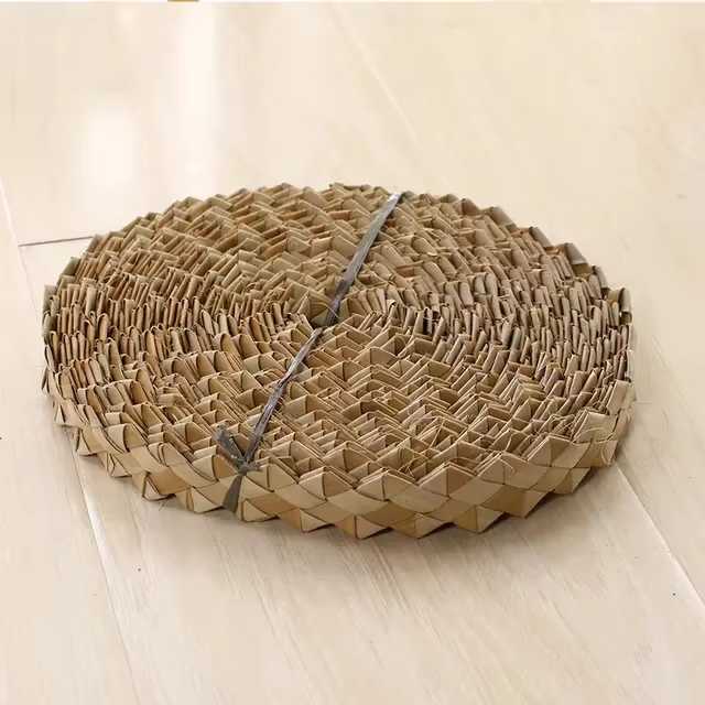 Herbe de tournesol pour chapeaux, plantes tressées, feuilles de palmier, articles ménagers, corde de