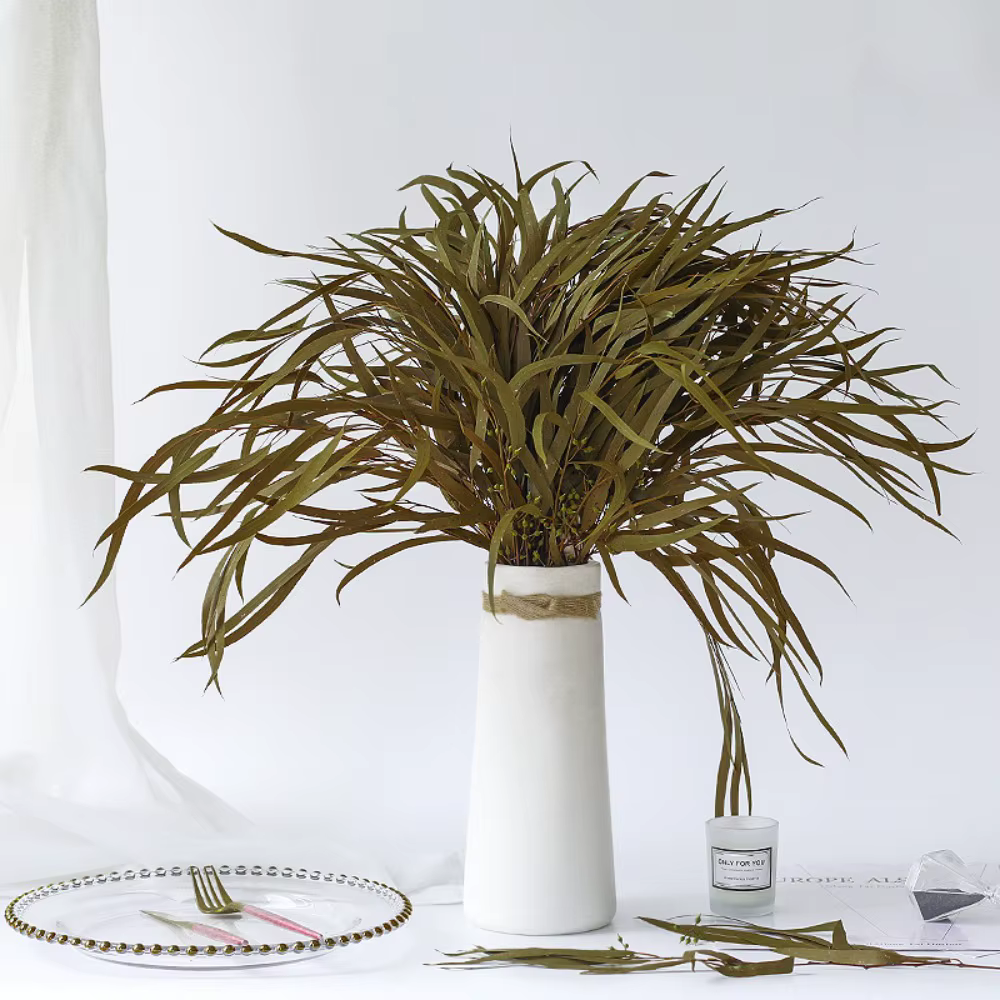 Feuilles d'eucalyptus naturelles conservées, 100g, feuilles de Millet, fleurs séchées, Bouquet de pl