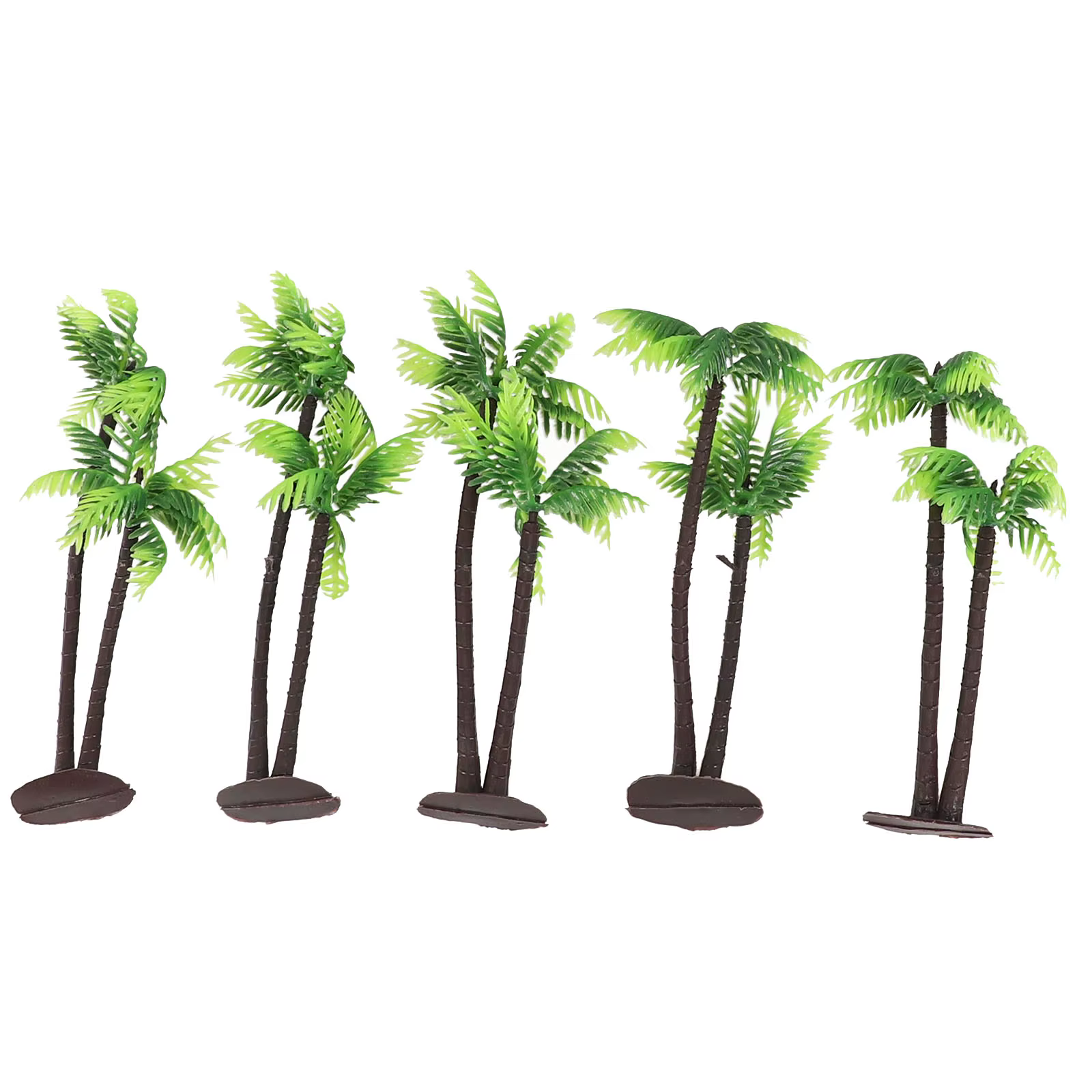 5 pièces Mini plastique cocotier plante artisanat Micro paysage Aquarium décor bricolage décor plant