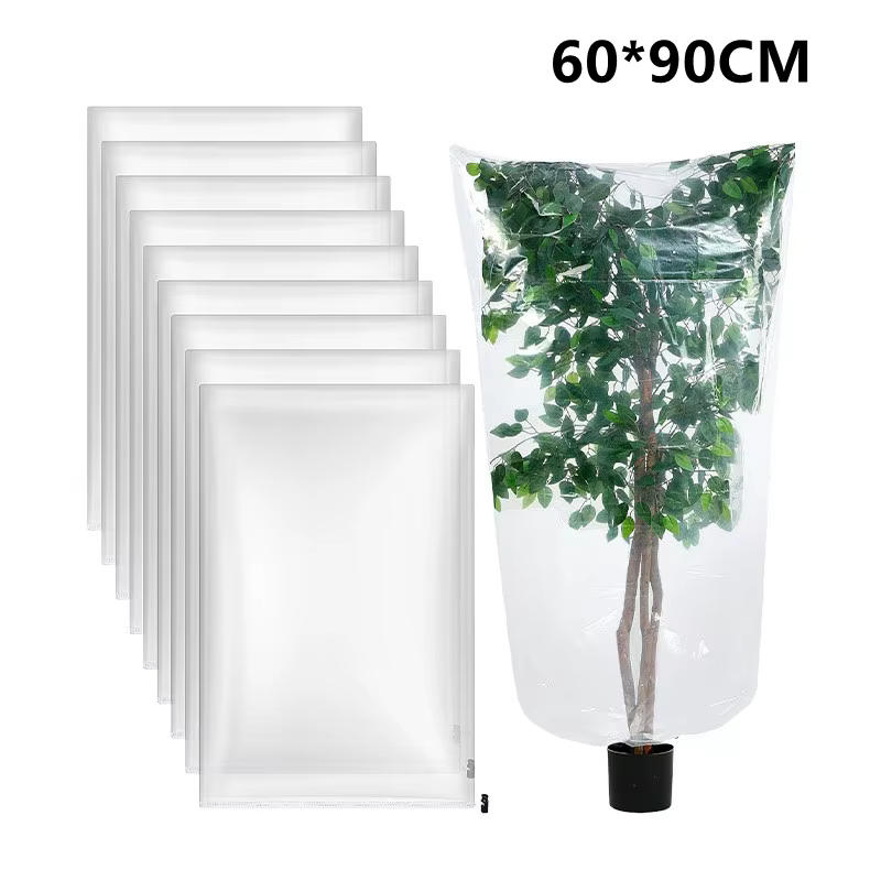 Couvertures pour plantes d'hiver, Protection contre le gel, Film plastique Transparent pour plantes,