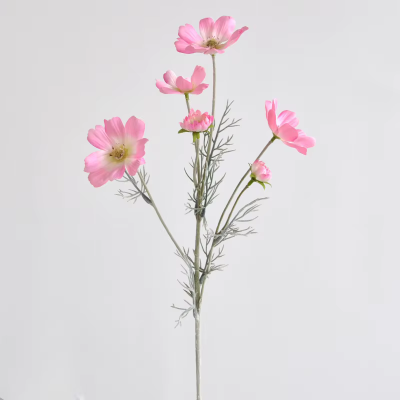 Fleur de Sanger Artificielle en Velours, Chrysanthème Perse, InjFlower, Décoration de Salon, Ornemen