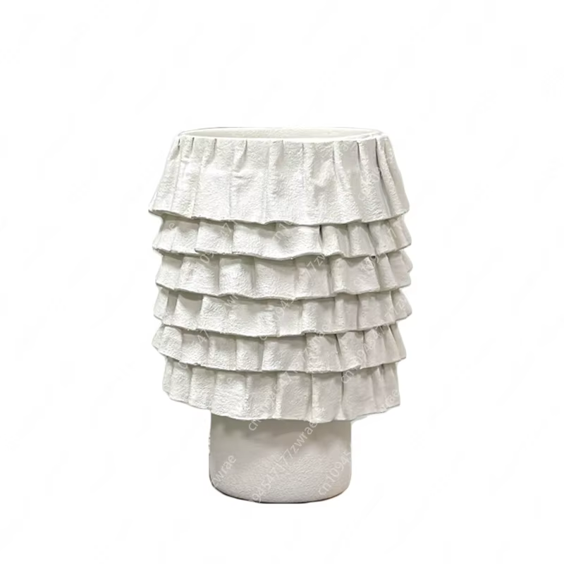 Vase en résine pliable manuel, Simulation d'art floral, maison, TV, arche, porche, ornements artisti