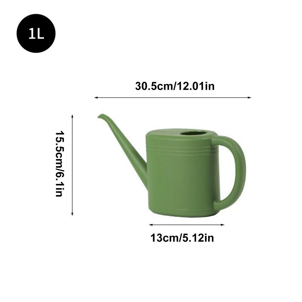 Arrosoir portable de 1L à long bec, petit arrosoir d'intérieur, arrosoir pour plantes, accessoires d