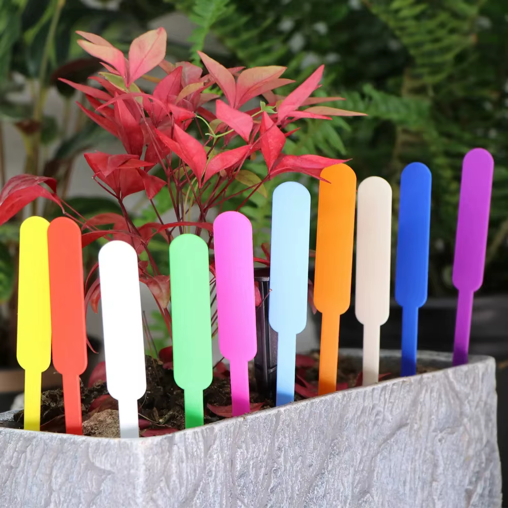 Nouvelles étiquettes de plantes de jardin étiquettes en plastique imperméables marqueurs de pépinièr