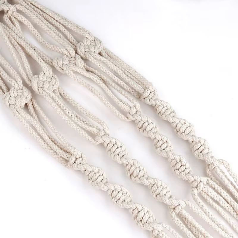 ConfronPlant-Cintre de plante en macramé fait à la main, pot de fleur, jardinière, décor à la maison