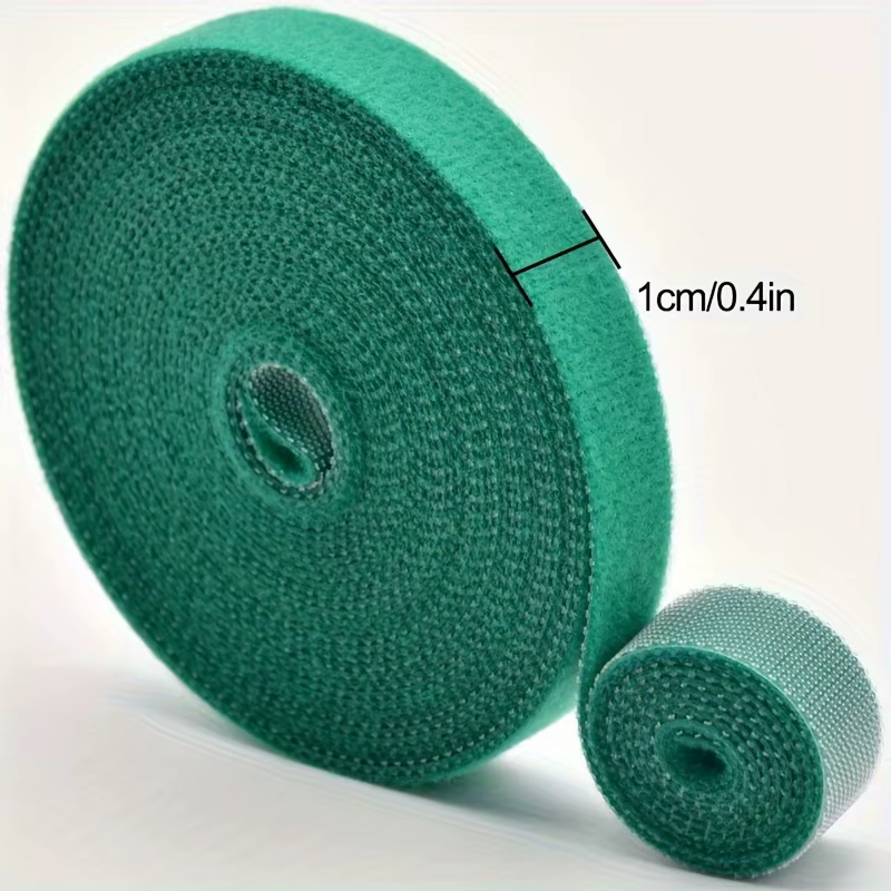 Attaches pour plantes en Nylon réutilisables de 10M, serre-câbles pour plantes de jardin vertes, ban