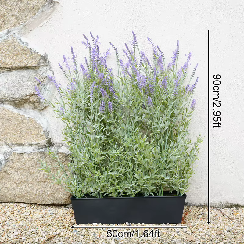 Plante en Pot Artificielle de 2,95 Pieds, Lavande, Ornements d'Nik, de délégations, Décorations de J