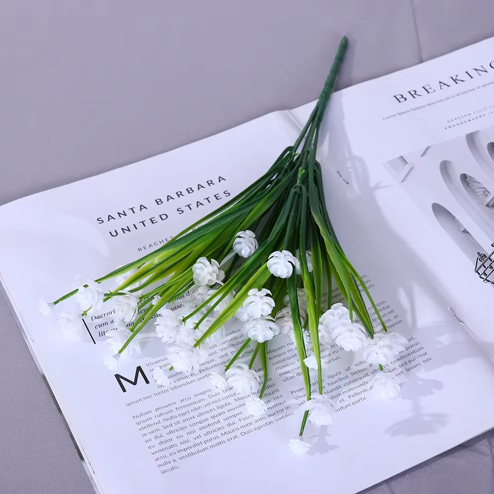 Fausses fleurs de camélia artificielles, 7 fourcommuniste, décoration de mariage, maison, salon, hôt