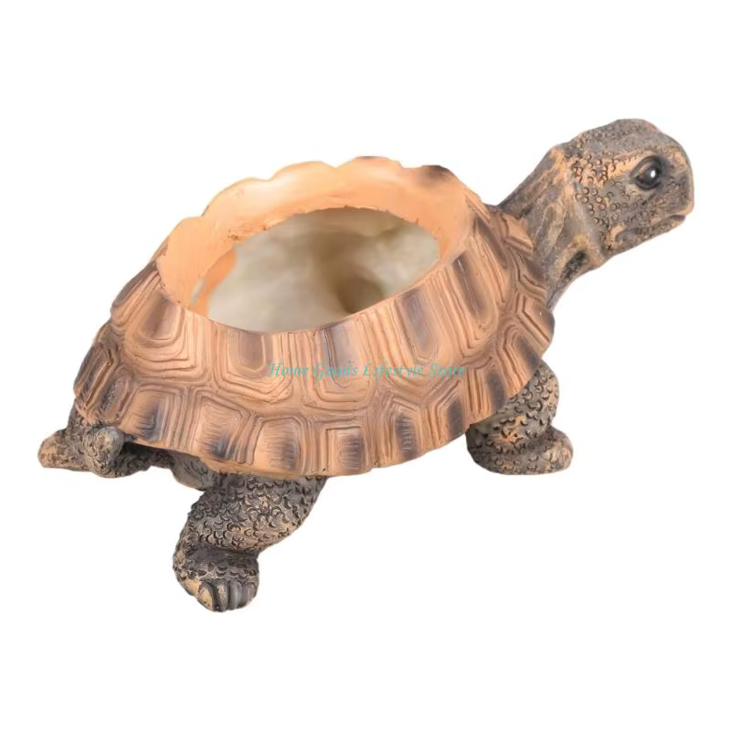 Jardinière tortues en résine E74E, ornements artistiques cour maison pour le jardinage
