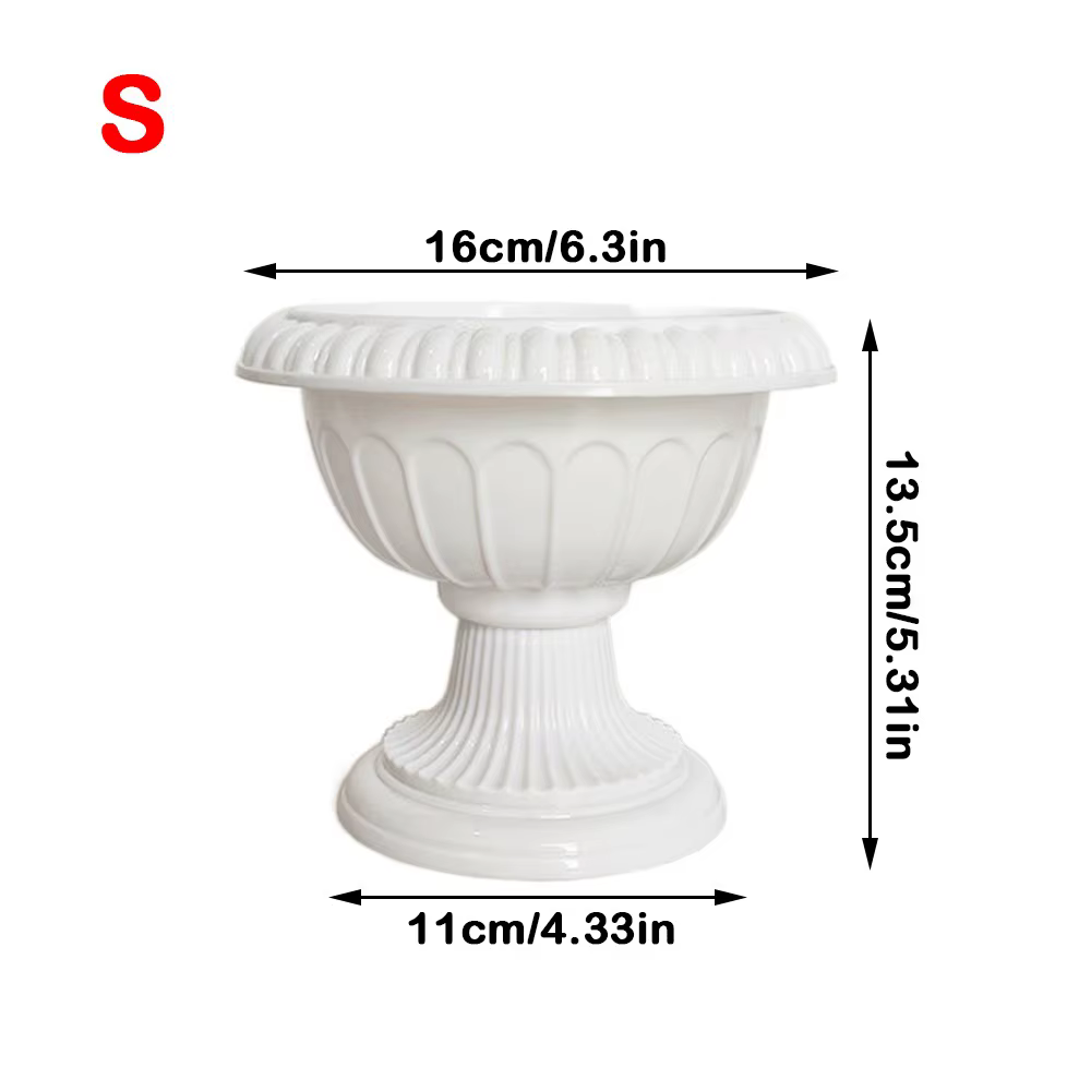Mini pot de fleurs en plastique sur piédestal, style nordique, pour plantes succulentes, vase décora
