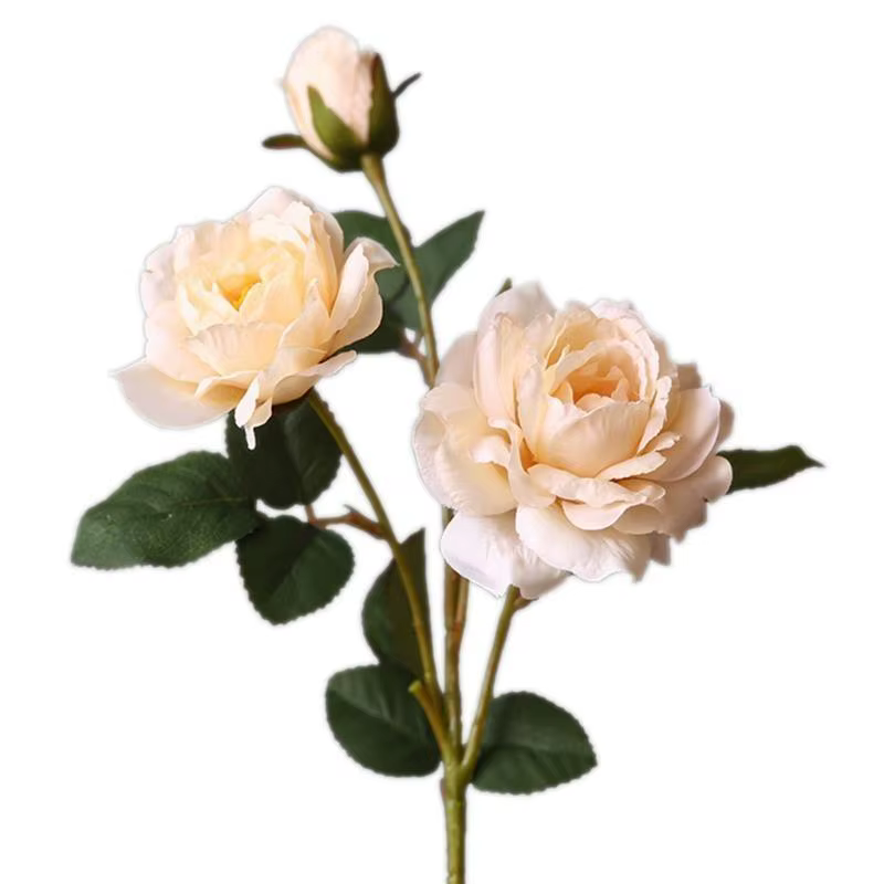 E8BD – ornement Floral pivoine, fleur artificielle pivoine Vintage d'automne, Durable résistante à d
