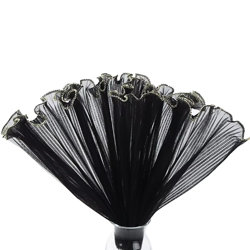 Phnom Penh Edge Wave Pearl Tulle Flower Wrapping Net Floral Bouquet Inner Lining Material Gift Box D