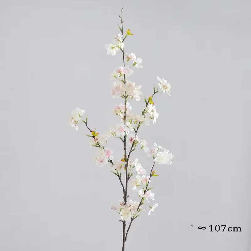 Branches de fleurs artificielles, 107cm, décoration de fond, mariage, guide d'arc