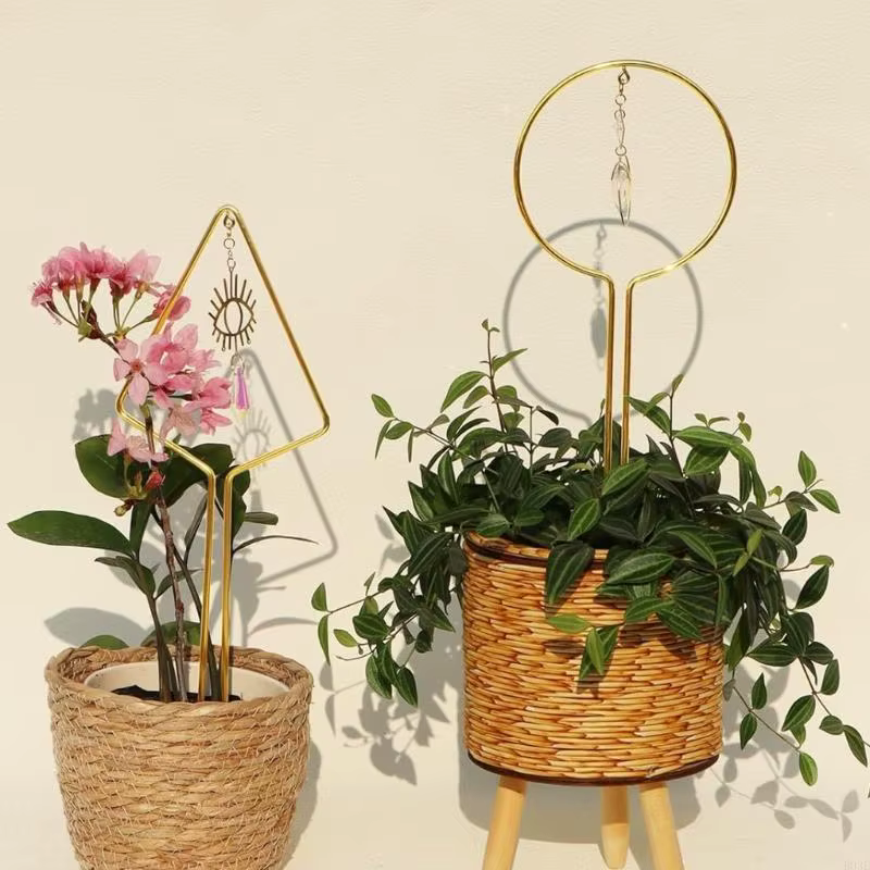 Support pour plantes durable, doté panneaux en du soleil lune pour créer lumineux dans les jardins