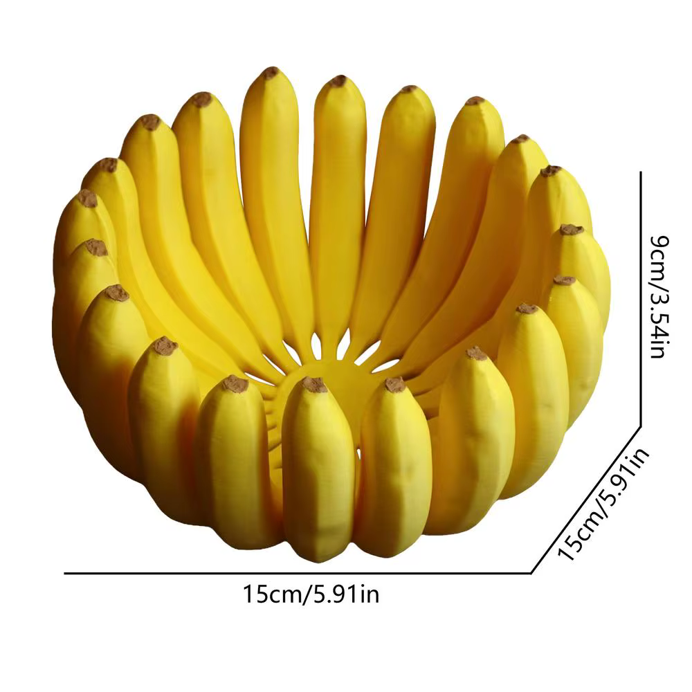 Bol créatif en forme de banane, centre de table décoratif, modèle spécial, assiette décorative en fo