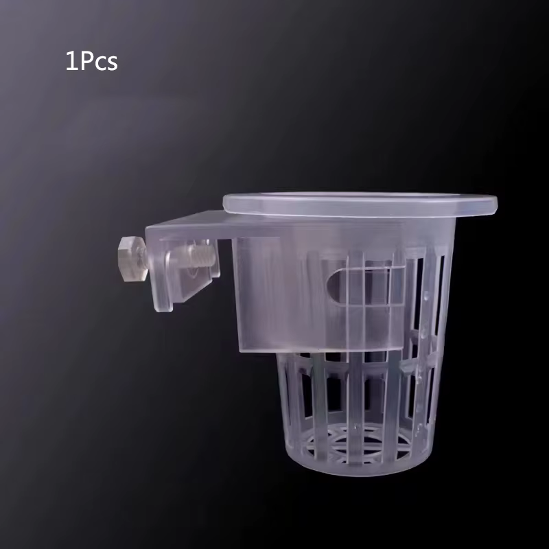 Panier de plantation d'aquarium, Support hydroponique suspendu pour Aquarium, tasse d'herbe d'eau, S
