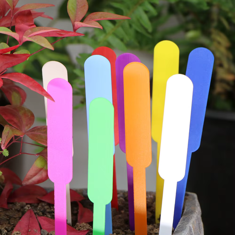 Nouvelles étiquettes de plantes de jardin étiquettes en plastique imperméables marqueurs de pépinièr