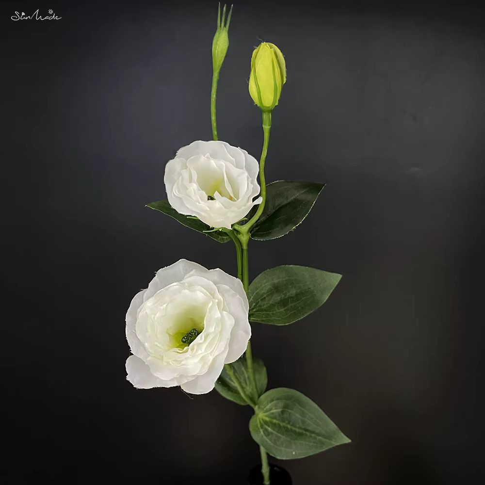 SunMade Lisianthus Inj Fleur Artificielle, Décoration De Mariage À La Maison, Fleur Violette, Access