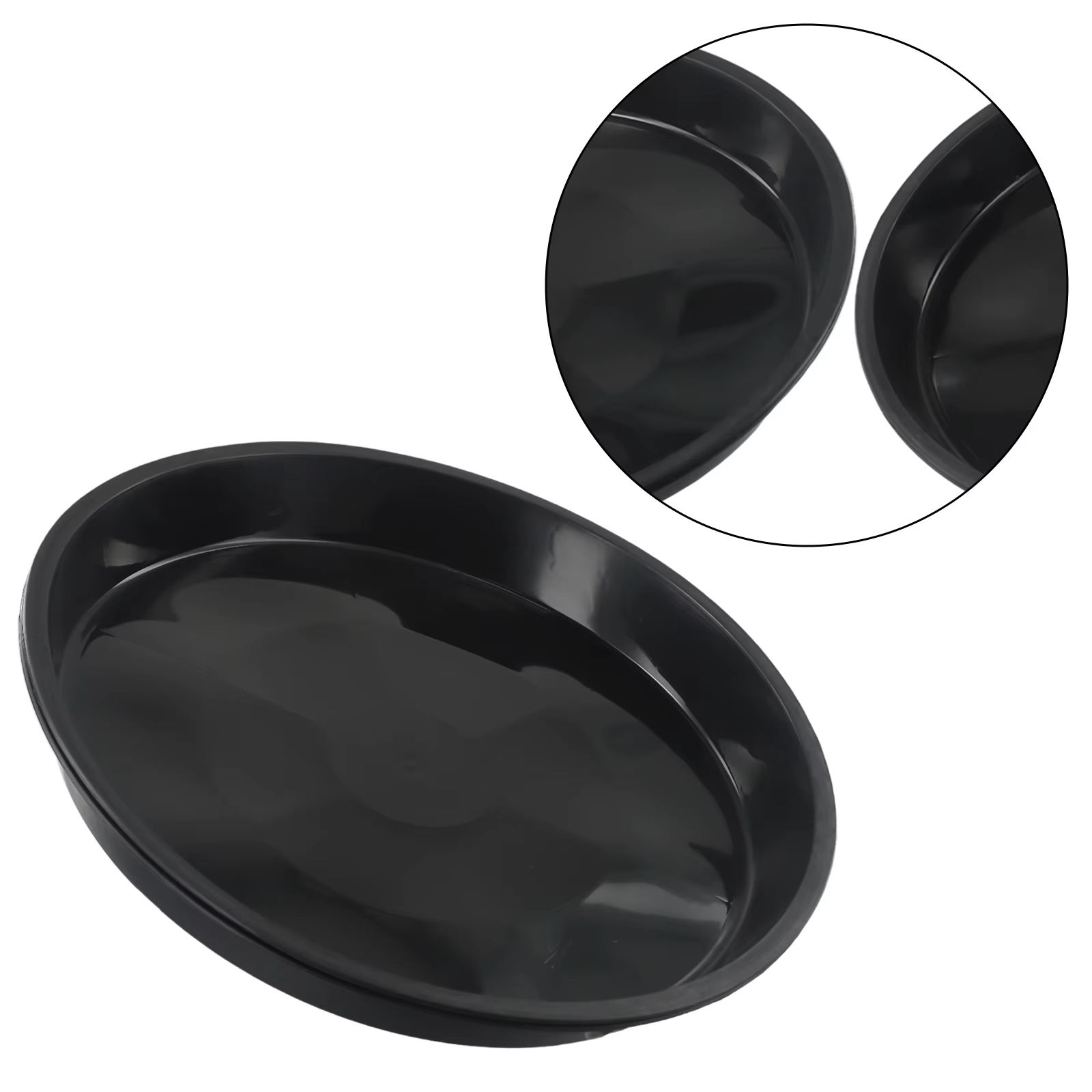 Soucoupe pour plantes rondes en plastique, 2 pièces, 4/6/7/8/10 pouces, plateaux pour pots de fleurs