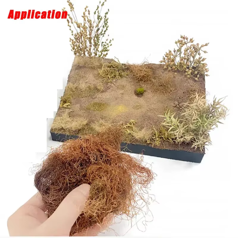 Simulation d'herbe de modélisation pour bricolage, pour paysage militaire HO N/Wargming/roules des é