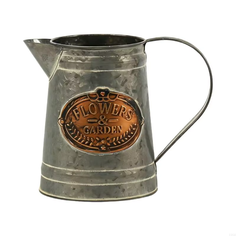 Pot fleurs en métal, Vase décoratif pratique, moderne, multifonctionnel, pour table fête mariage, Y5