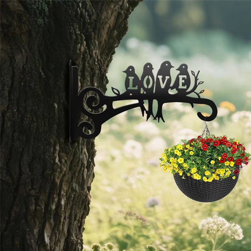 RALCA – support pour plantes suspendues en métal de 10 pouces, cintres pour plantes esthétiques pour