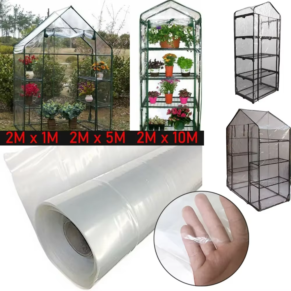Film de serre Transparent en plastique, petit arc, Film Transparent PE, couverture de maison chaude,