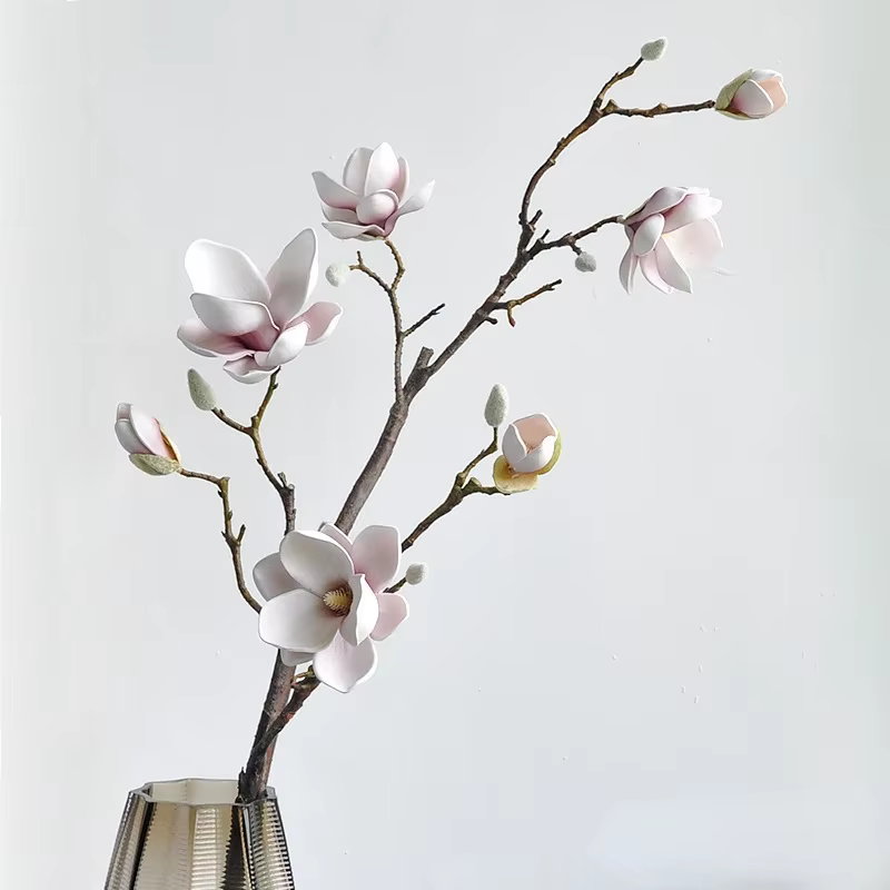 Fleurs artificielles de 95CM de style Zen chinois pour la décoration de la maison et du mariage