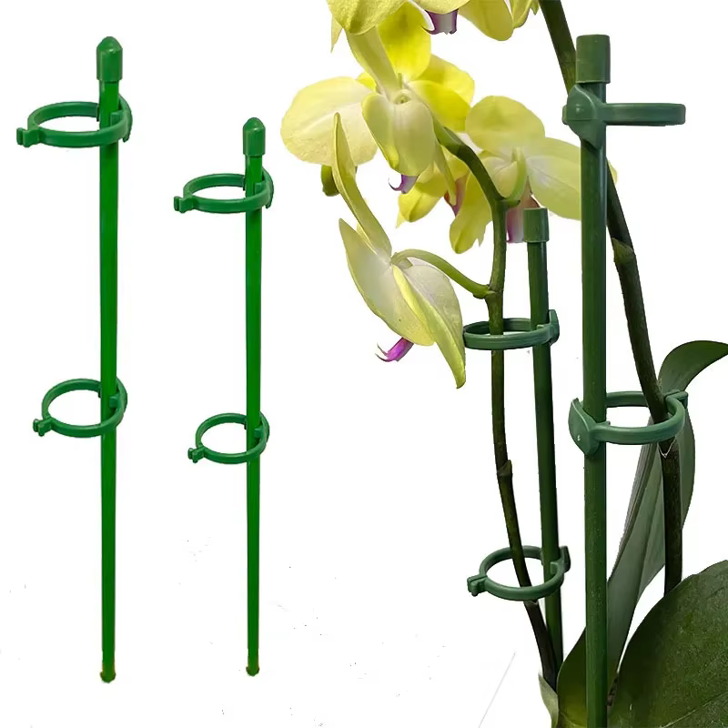 15 Pièces de Supports de Plantes Réglables, Supports de Fleurs de Jardin, Anneaux de Soutien pour Pl