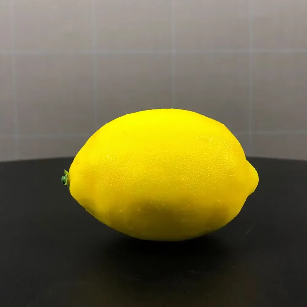 Citrons Fruits modèle Simulation citrons artificiels mousse jaune faux Fruits décoratifs réalistes d