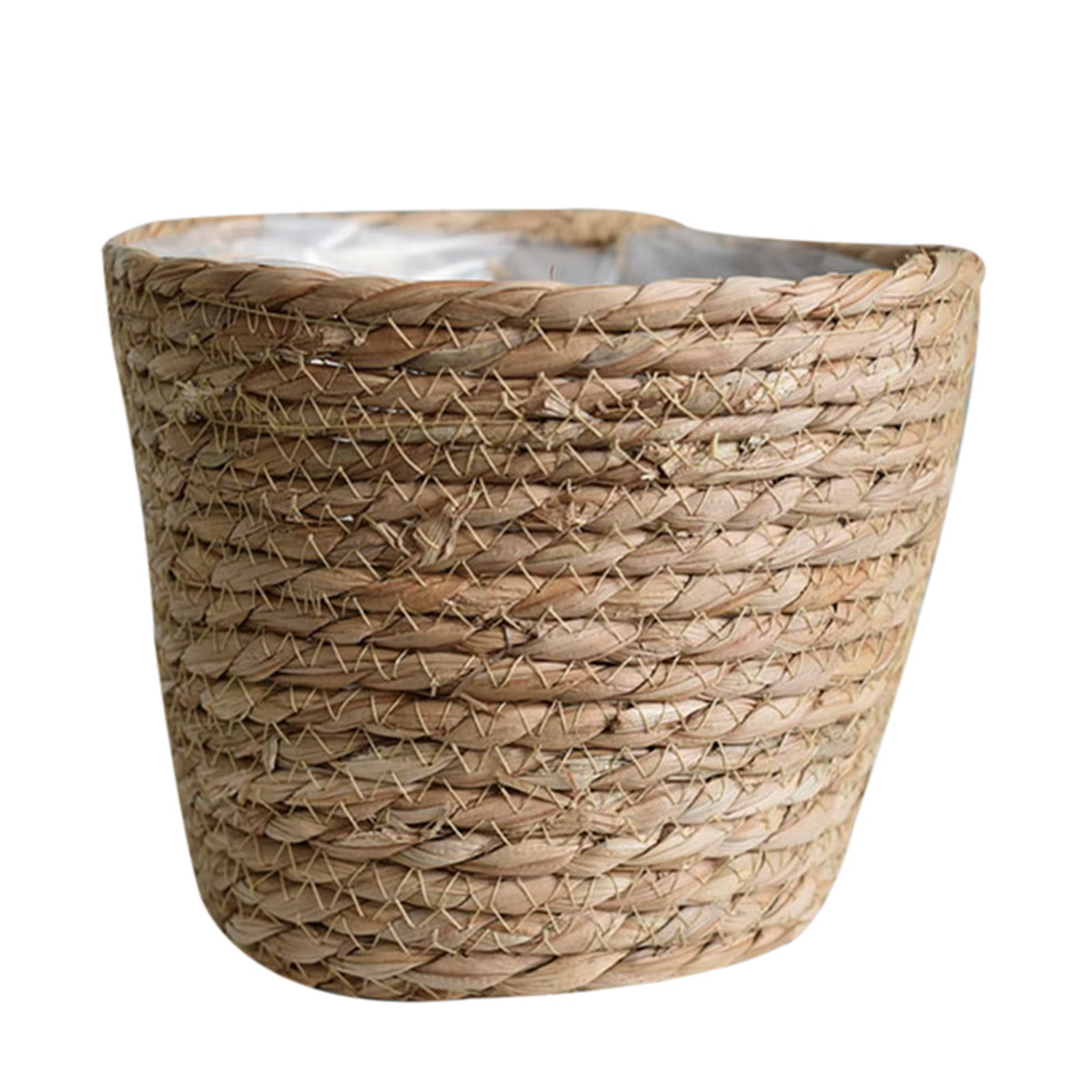 Panier de fleurs en rotin, panier en jonc de mer, conteneurs de plantes d'intérieur et d'extérieur p