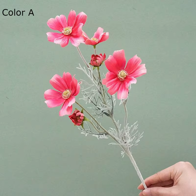 Branche de fleurs artificielles Gesang, 60CM, 1 pièce, pour décoration de mariage, fleurs artificiel