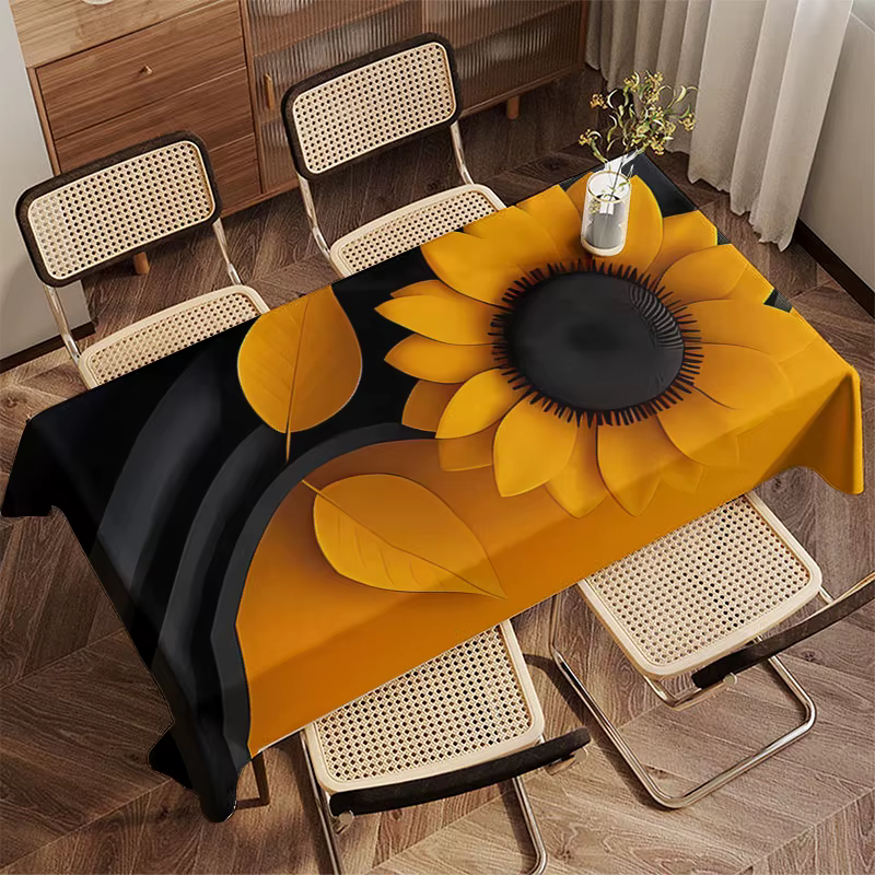 Nappe à motif tournesol, pour Restaurant, cuisine, salon, décoration de la maison, décoration de fêt