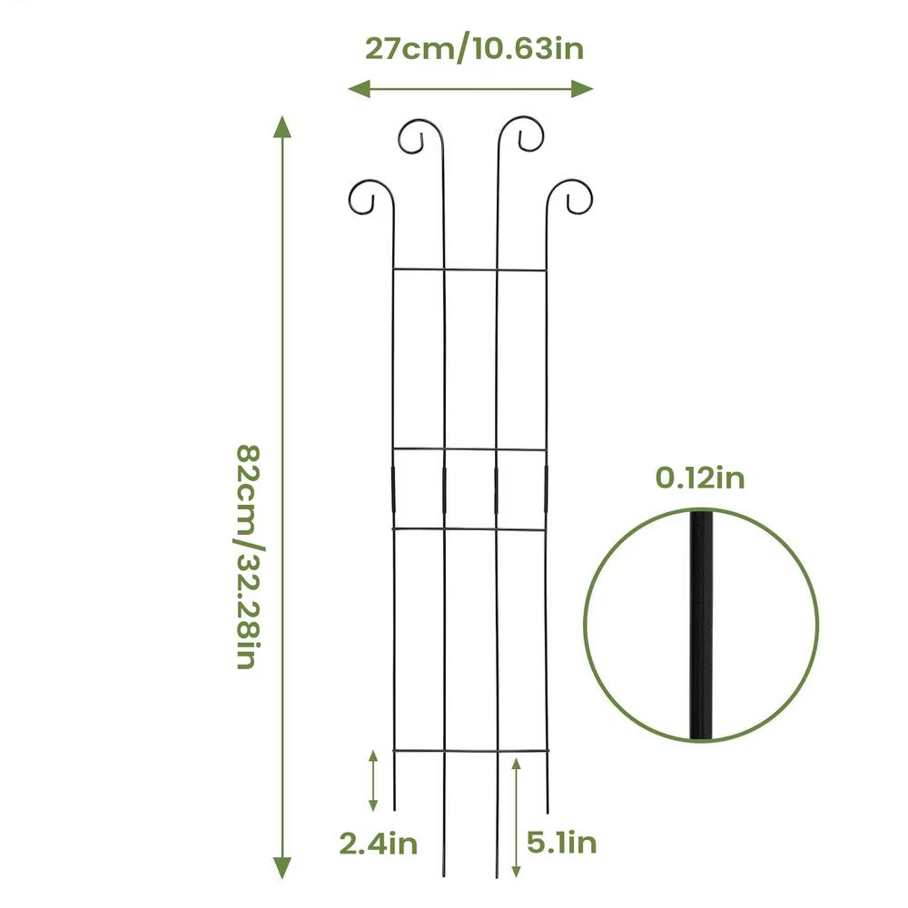 Treillis métallique pour plantes d'intérieur et d'extérieur, support vertical de jardin pour Monster