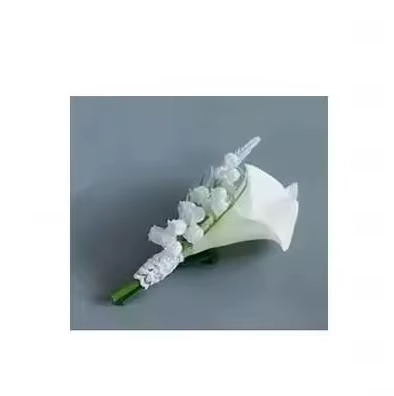 Bouquet de Mariée Blanche Bon Marché, Fleurs à Main de Fiancée, Stock Prêt