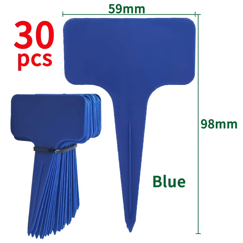 Étiquettes de plantes imperméables en plastique en forme de T, marqueur 59x98mm, pour semis de fleur