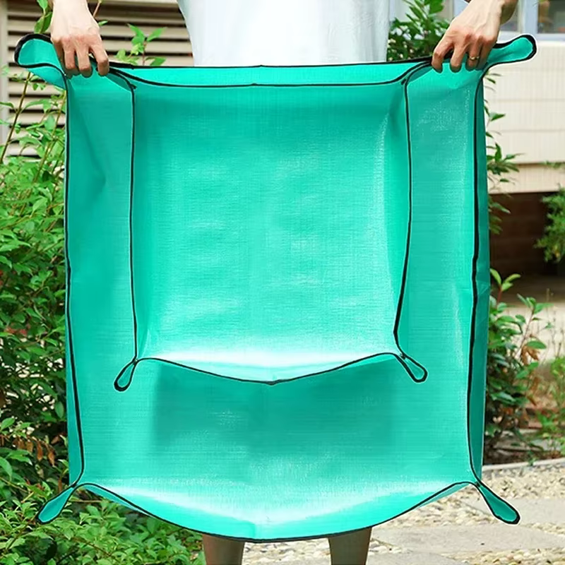 Tapis de régénération des plantes Tapis de transplantation imperméable Carré portable pliable et fac