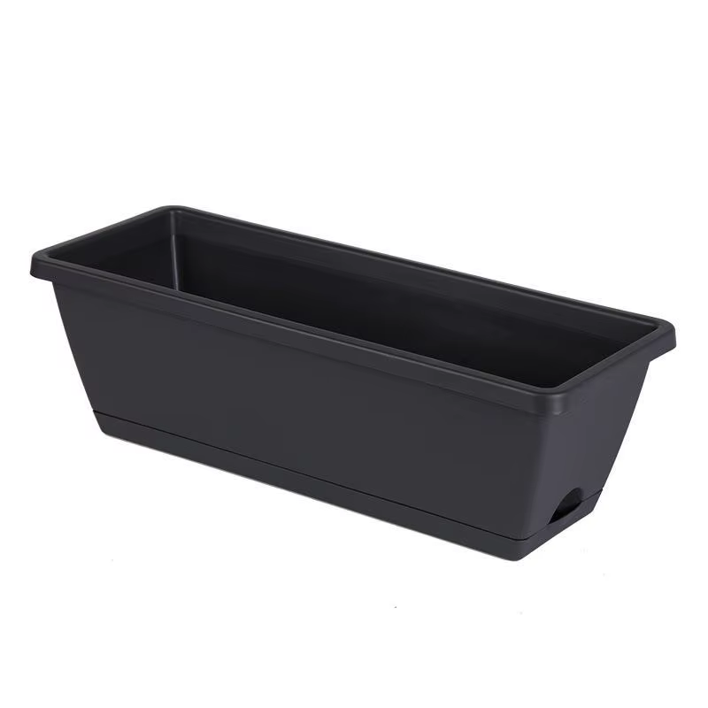 Pot de fleurs auto-absorbant pour légumes, compact, avec plateau de drainage, pour le bureau, le reb